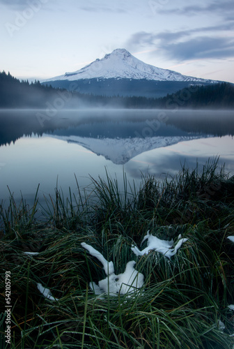lake in the morning