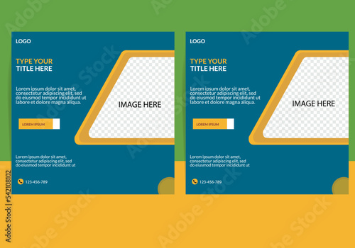 social media post banner design