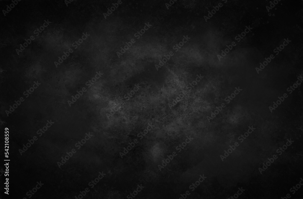 Black concrete texture background, old grunge rough background for website banner design