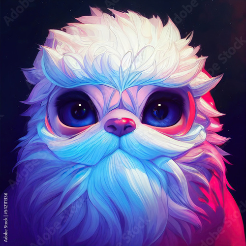 Adorable Cute Cartoon Artistic Santa Claus Elf Beautiful Merry Christmas Funny Characters Design. Backdrop Concept Art Illustration Video Game Background Digital Painting CG Artwork Book Illustration
