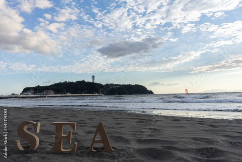 Obraz na płótnie Sea and sky of Shonan w salonie