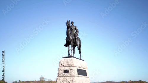 Monument to Major General George Gordon Meade at Gettysburg Battlefield photo