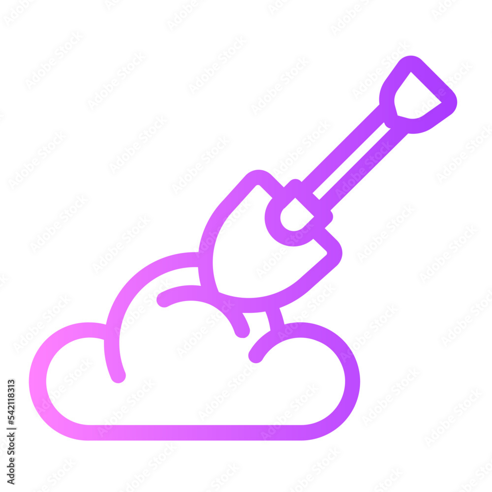 Line Gradient gradient icon Line Gradient gradient icon