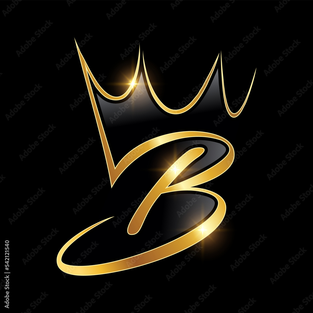 Luxury Letter B Crown Logo. Crown Logo for Beauty, Fashion, Star, Elegant  Sign 19512858 Vector Art at Vecteezy