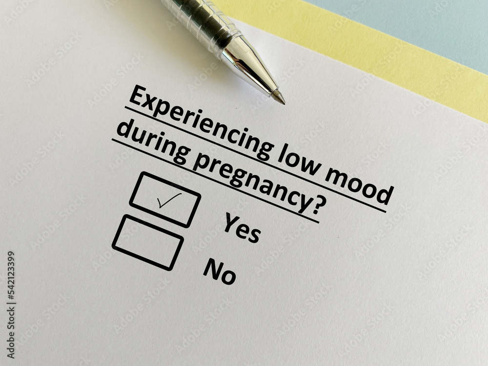 Questionnaire about pregnancy