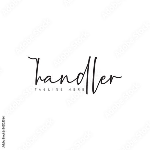 Modern calligraphy text. Vector hand-drawn illustration in black and white