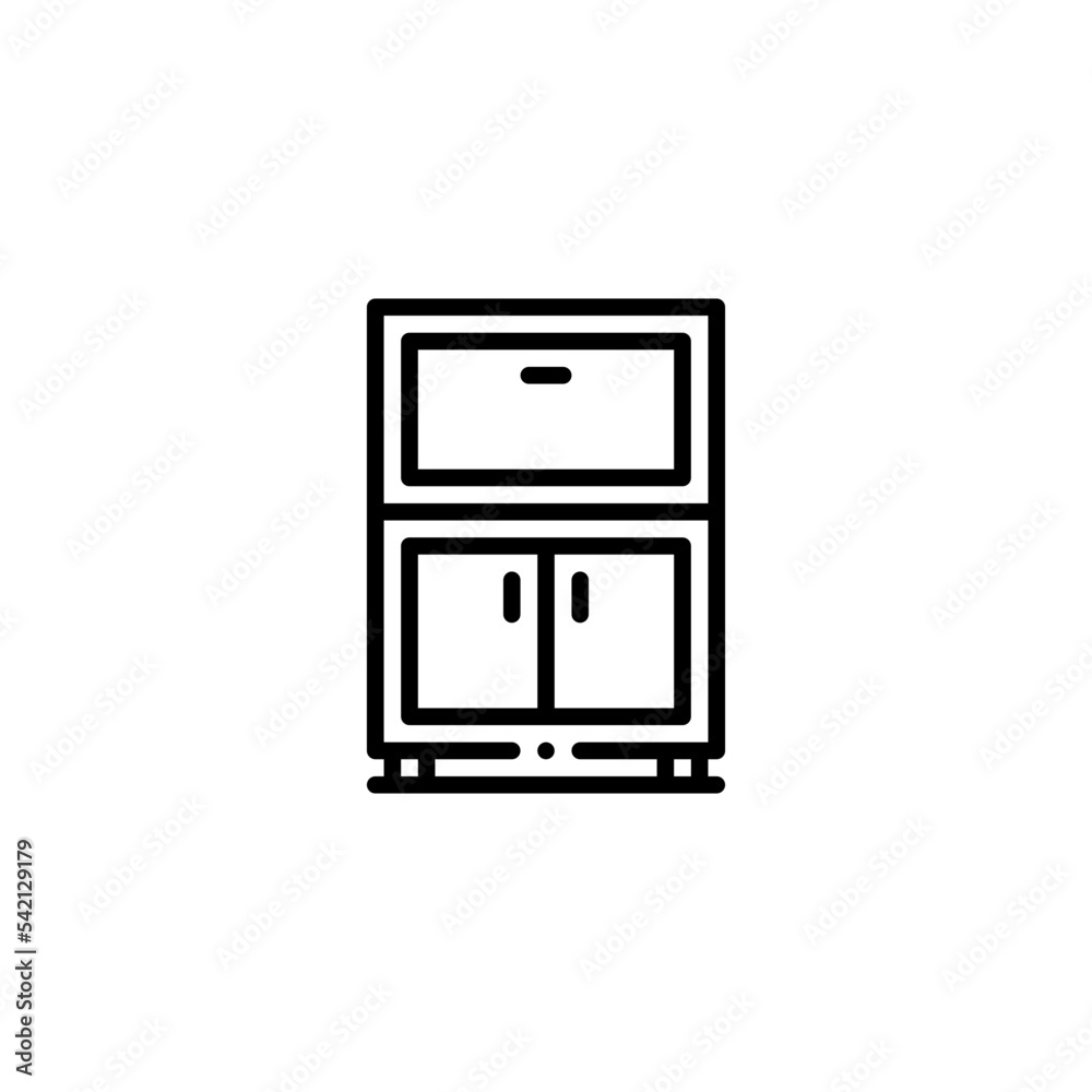 bedside storage icon bedside storage icon