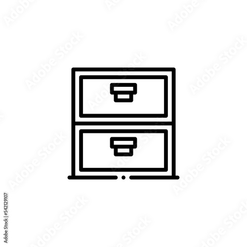 filing system cabinet icon