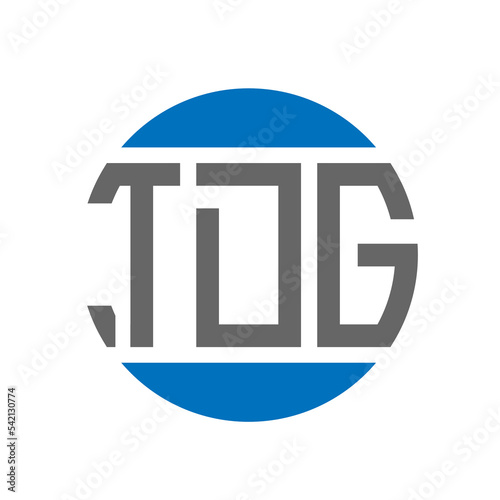 TDG letter logo design on white background. TDG creative initials circle logo concept. TDG letter design.