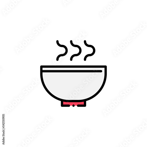 dinner bowl icon