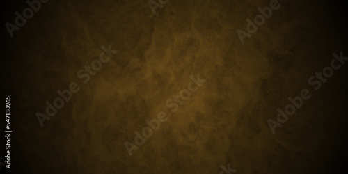 Dark brown stone grunge crack backdrop texture and Old wall texture cement black brown background. abstract dark color design are light with matel gradient background. photo