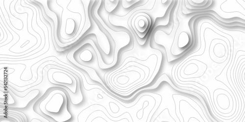 Abstract topographic contours map background  Vector contour topographic map background. Topography and geography map grid abstract backdrop.  