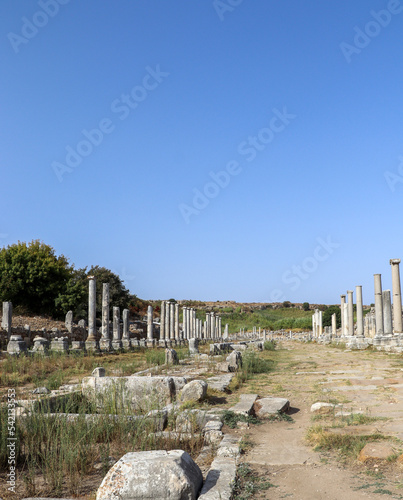 Excavations of Perge in Turkey. High quality photo
