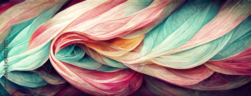 Abstract twirling pastel colors as background wallpaper photo