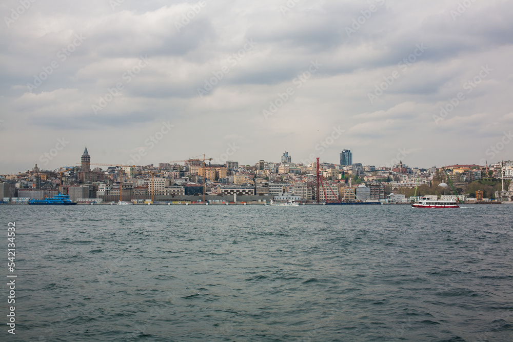 Waterfront landscape of Istanbul, Turkey
