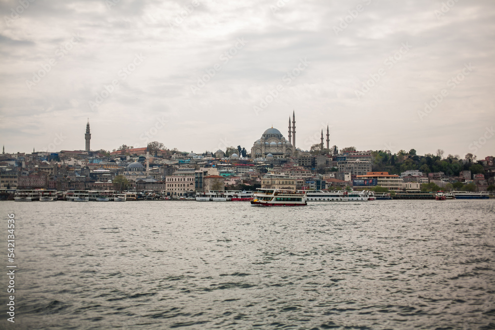 Waterfront landscape of Istanbul, Turkey