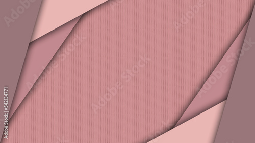 Fototapeta Naklejka Na Ścianę i Meble -  Abstract brown stripes diagonal pattern on pink background.