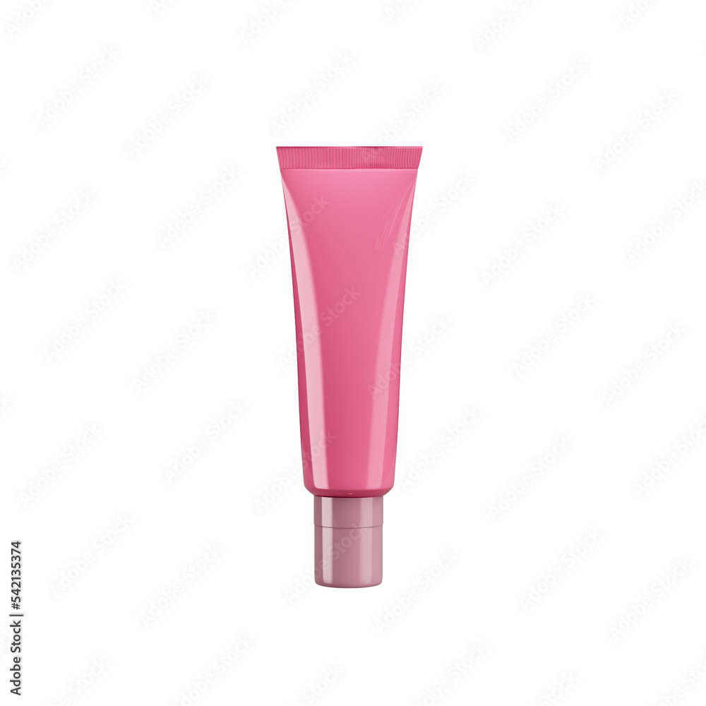 Glossy Cosmetic tube icon 3d render illustration Glossy Cosmetic tube icon 3d render illustration