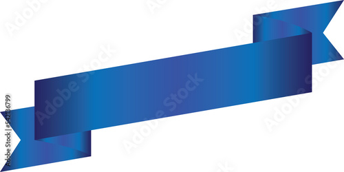 Blue Ribbon Label Tag Illustration