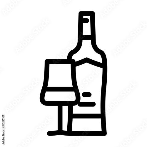 cabernet sauvignon red wine line icon vector. cabernet sauvignon red wine sign. isolated contour symbol black illustration