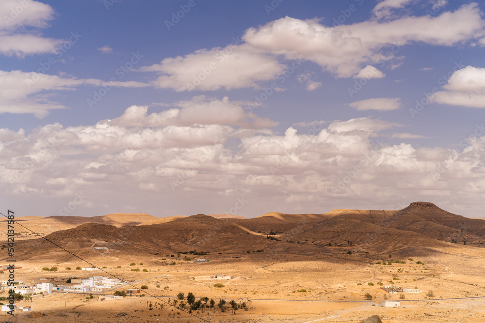 View of the Tataouine region - southern Tunisia