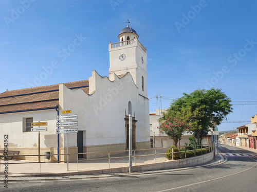 Vega Baja del Segura - Benijofar - Vistas y paisajes en este municipio de Alicante: iglesia, plaza, noria árabe y Parque Cañada Marsá