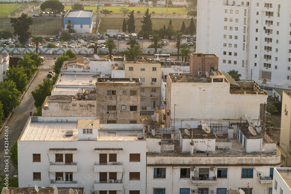 Fototapeta premium Tunis - Various views from the rooftops - Tunisia