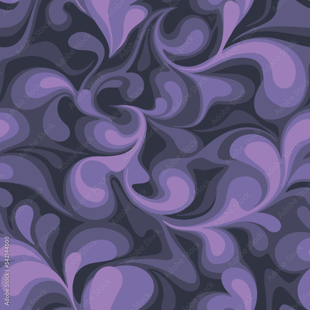 Seamless patetrn with abstract curly drop texture. Floral endless marble camo ornament. Vector background. Seamless patetrn with abstract curly drop texture. Floral endless marble camo ornament. Vector background.