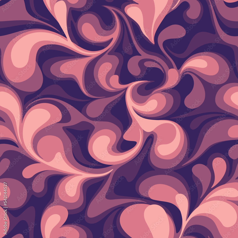 Seamless patetrn with abstract curly drop texture. Floral endless marble camo ornament. Vector background. Seamless patetrn with abstract curly drop texture. Floral endless marble camo ornament. Vector background.