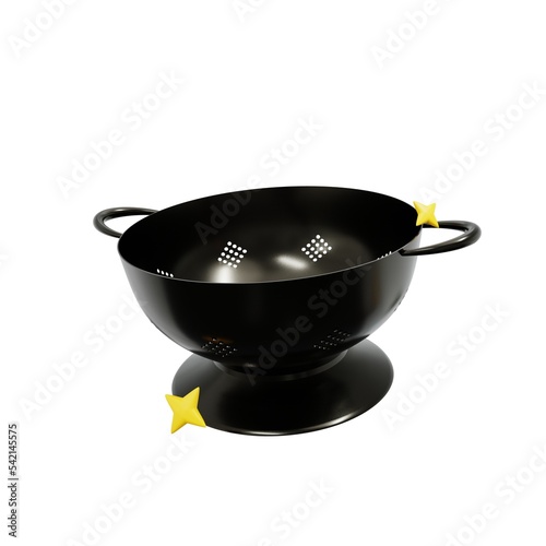 3d rendering colander illustration obejct photo