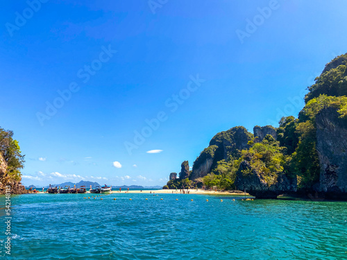 Koh Phak Bia island in Krabi province, Thailand photo