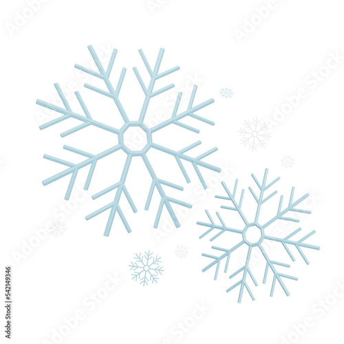 3d illustration of Christmas bells. Christmas festival. isolated. PNG file