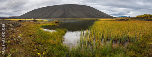 Landscape of theHverfjall Vulcano, (Iceland)
