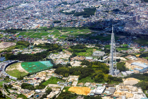 愛知県の瀬戸デジタルタワー付近を空撮 photo