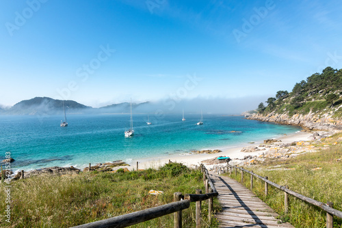 Playa de Nosa Señora, en las islas Cíes (Galicia, España)