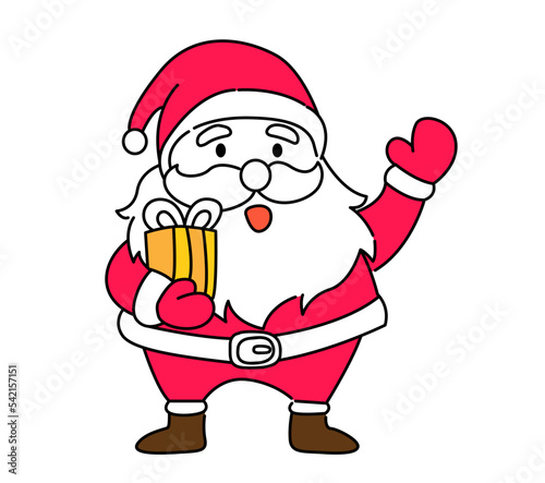 santa clause with gift for christmas 