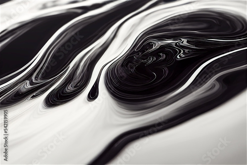 Black and white melted background