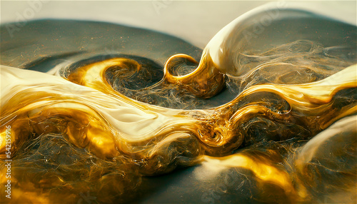 Molten gold