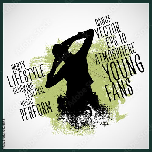 Nightlife and music festival concept. Vector illustration ready for banner or poster