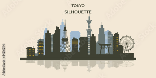 Tokyo city background 