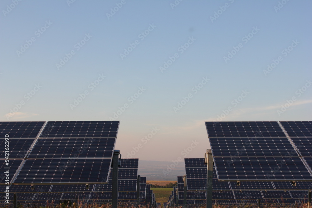 Sun Above the Solar Farm photovoltaic Sun Above the Solar Farm photovoltaic