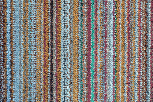 colorful striped carpet burlap rug high quality texture background