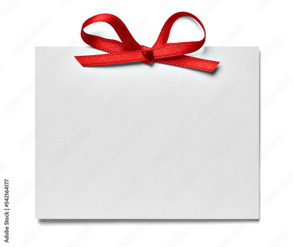 ribbon bow card note chirstmas celebration greeting invitation ribbon bow card note chirstmas celebration greeting invitation