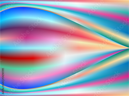 Flyer layout of colorful flexuous entangling waves