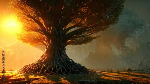 Slika na platnu Tree of life, center of universe