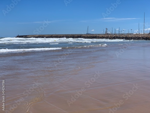 waves on the beach