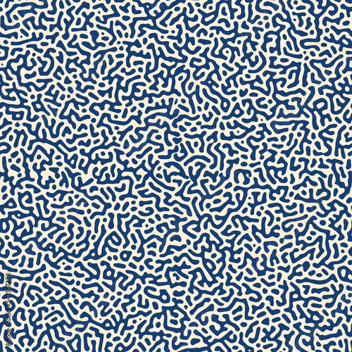 Vector seamless pattern, abstraction and goosebumps, illusion and spreading, particles and worms.