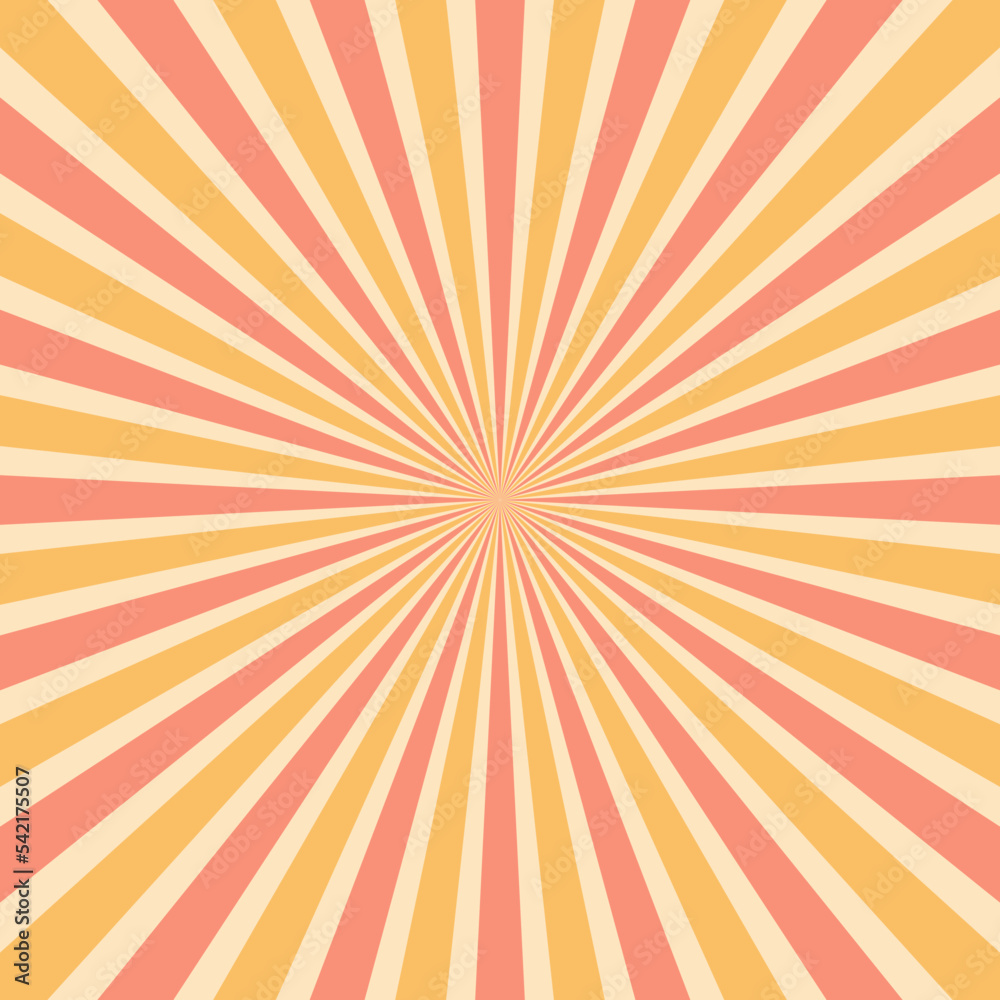 Retro Sunburst Background Retro Sunburst Background