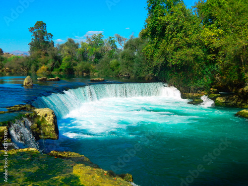 Turkey waterfall in the forest. 