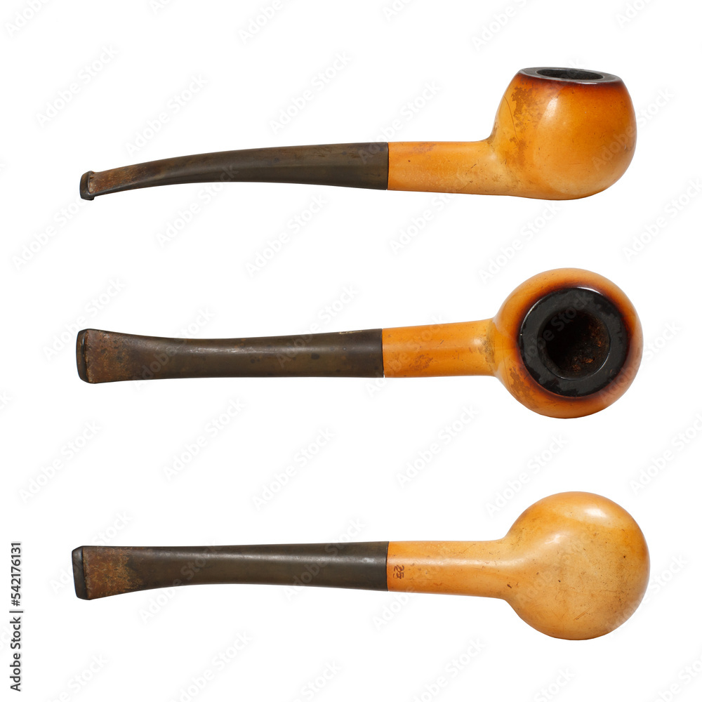 Tobacco pipes isolated on transparent background Stock Photo | Adobe Stock